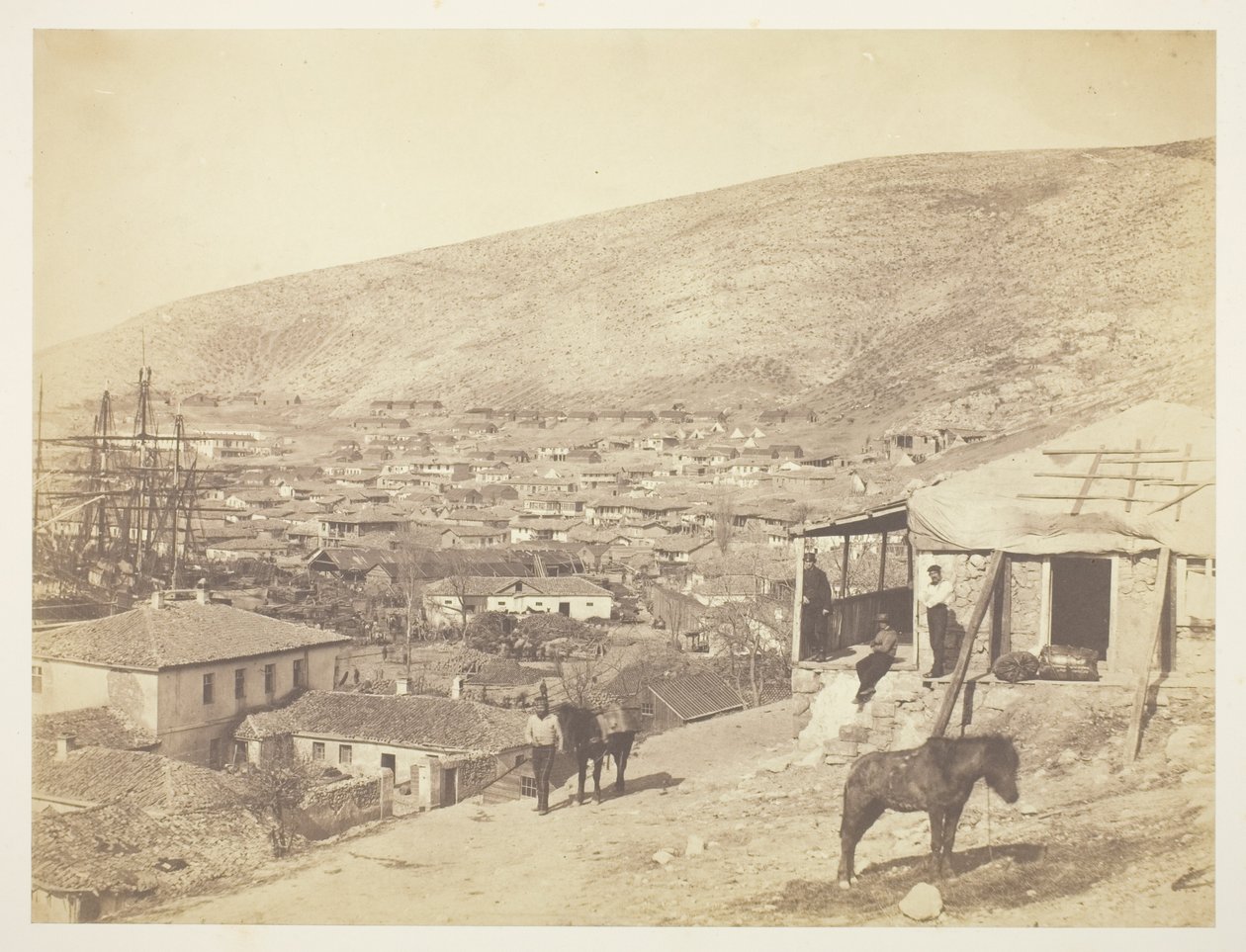 Miasto Bałakława autorstwa Roger Fenton