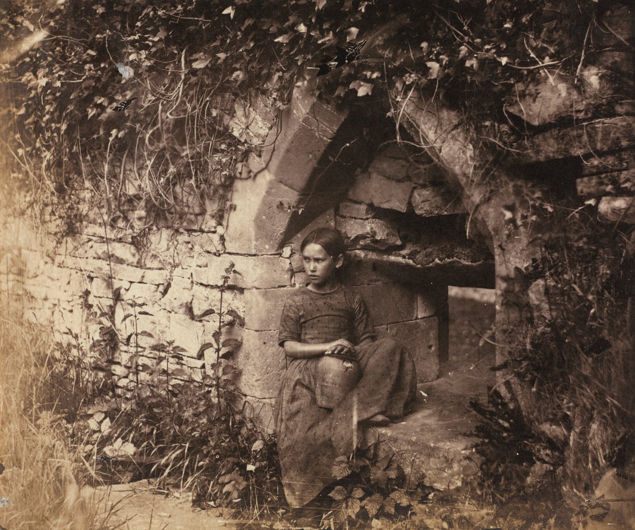 Opactwo Tintern, ok. godz. 1856. autorstwa Roger Fenton