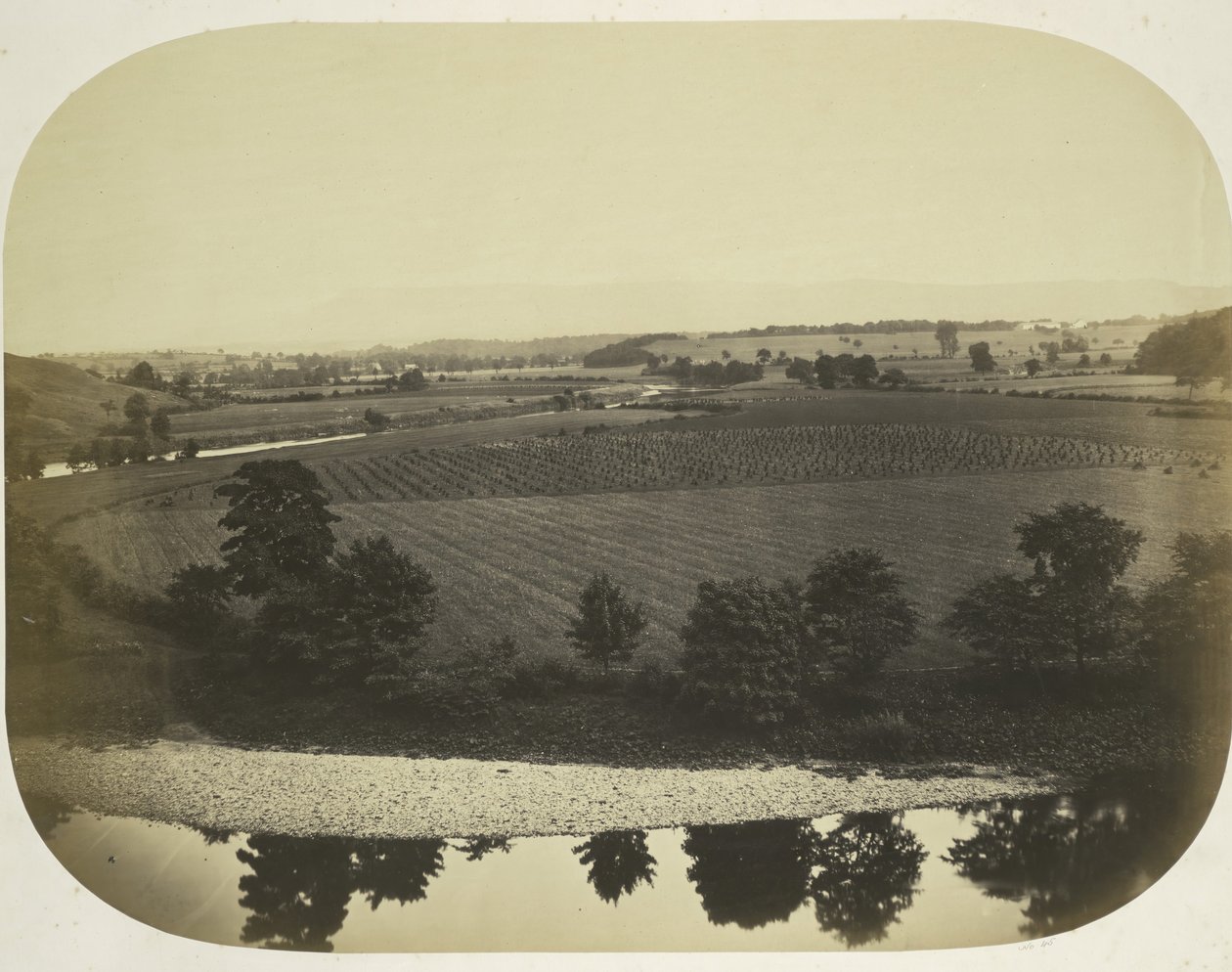 Dolina Ribble i Pendle Hill, 1859. autorstwa Roger Fenton