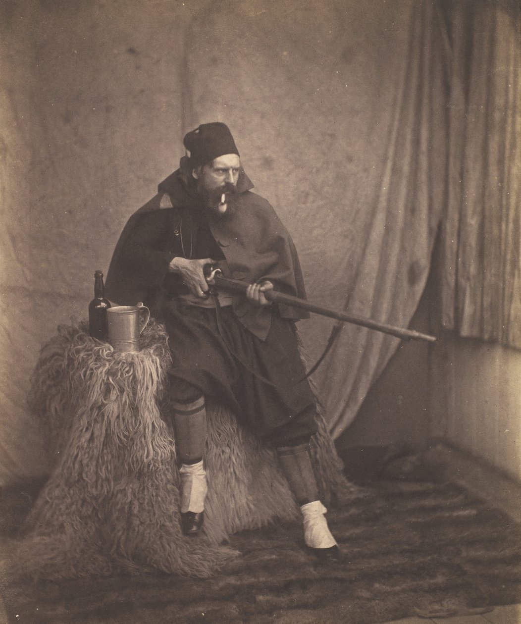 Żuaw, 2. dywizja, 1855. autorstwa Roger Fenton