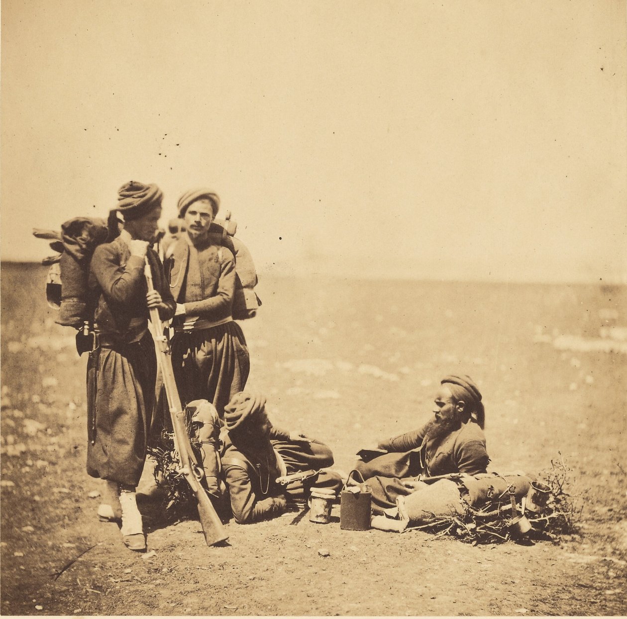 Żuawi. autorstwa Roger Fenton