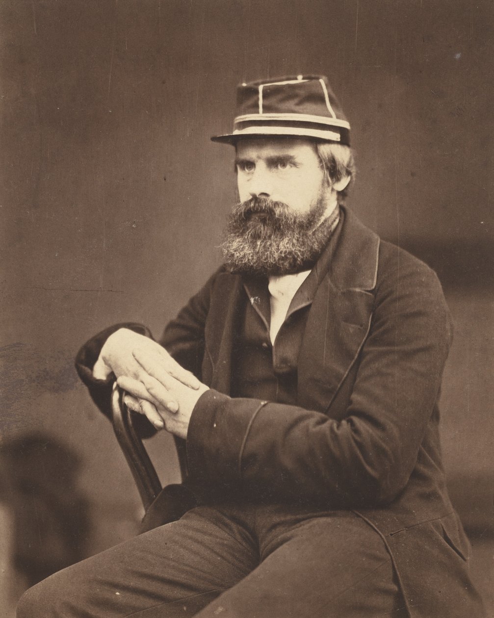 portret mężczyzny, ok. 1855 (zdjęcie ilustracyjne) autorstwa Roger Fenton