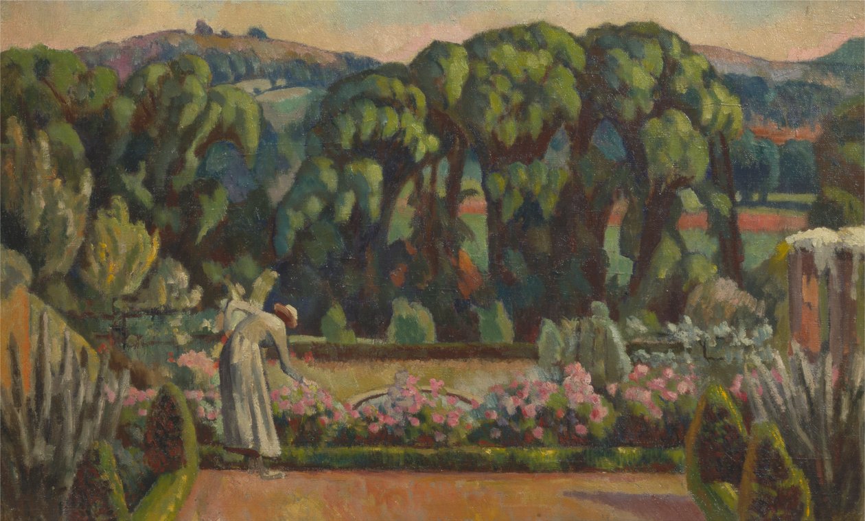 O Jardim do Artista em Durbins, Guildford Polish autorstwa Roger Fry