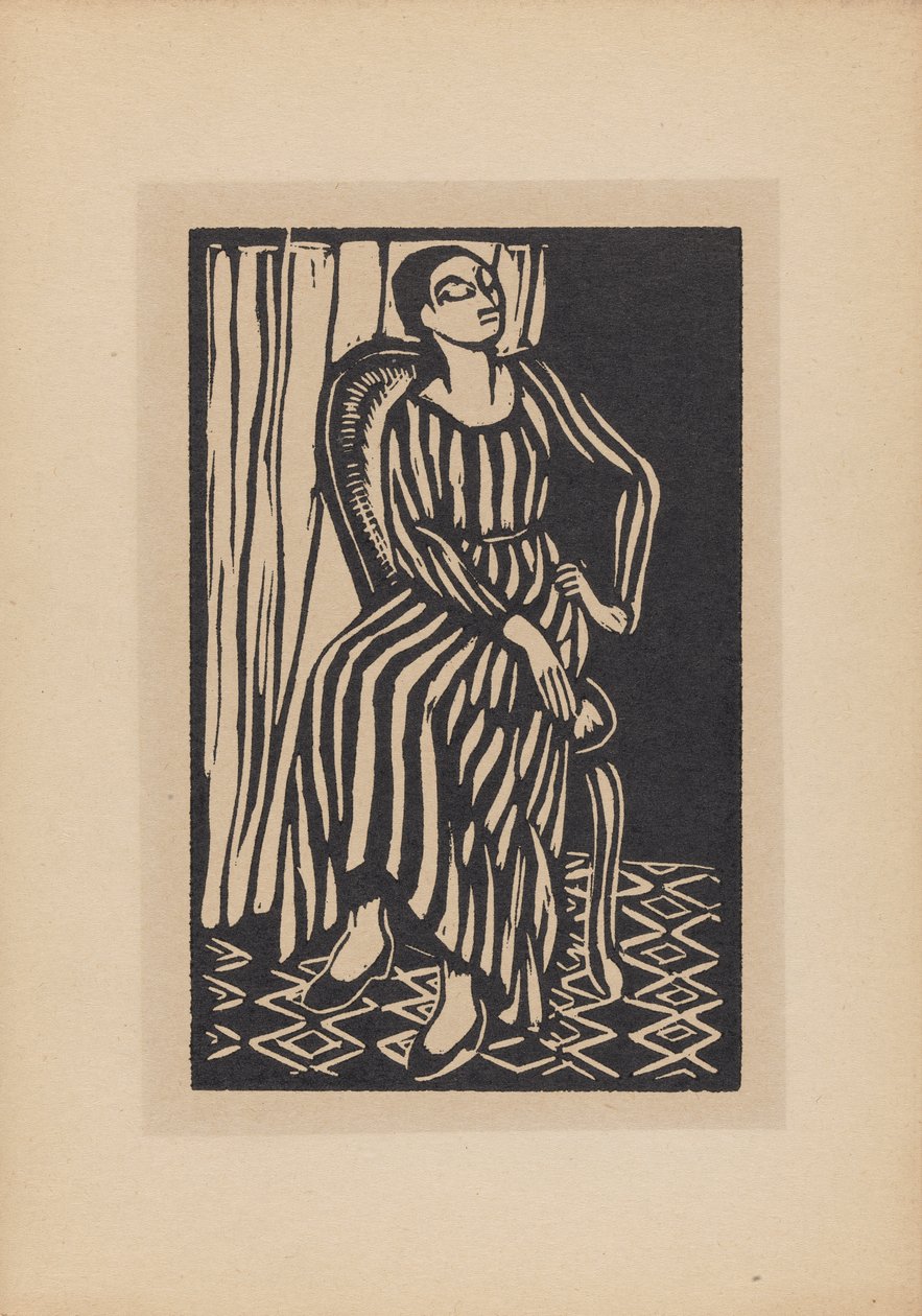 Sukienka w paski autorstwa Roger Fry