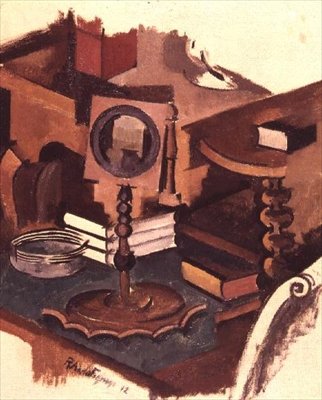 Róg stołu: studium do „Życia małżeńskiego” autorstwa Roger de La Fresnaye