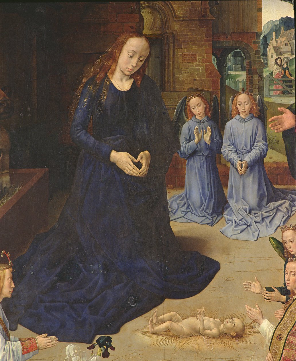 Adoracja pasterzy autorstwa Rogier van der Weyden