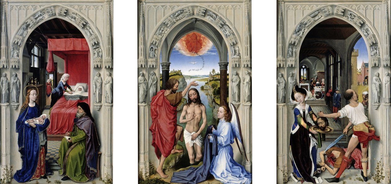 Ołtarz św. Jana autorstwa Rogier van der Weyden