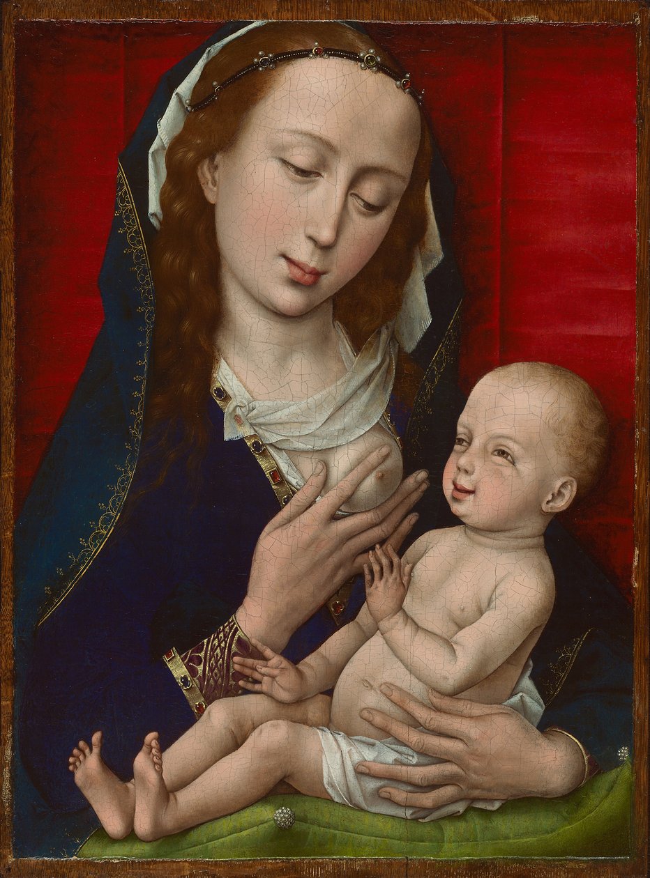 Dziewica z Dzieciątkiem autorstwa Rogier van der (workshop of) Weyden