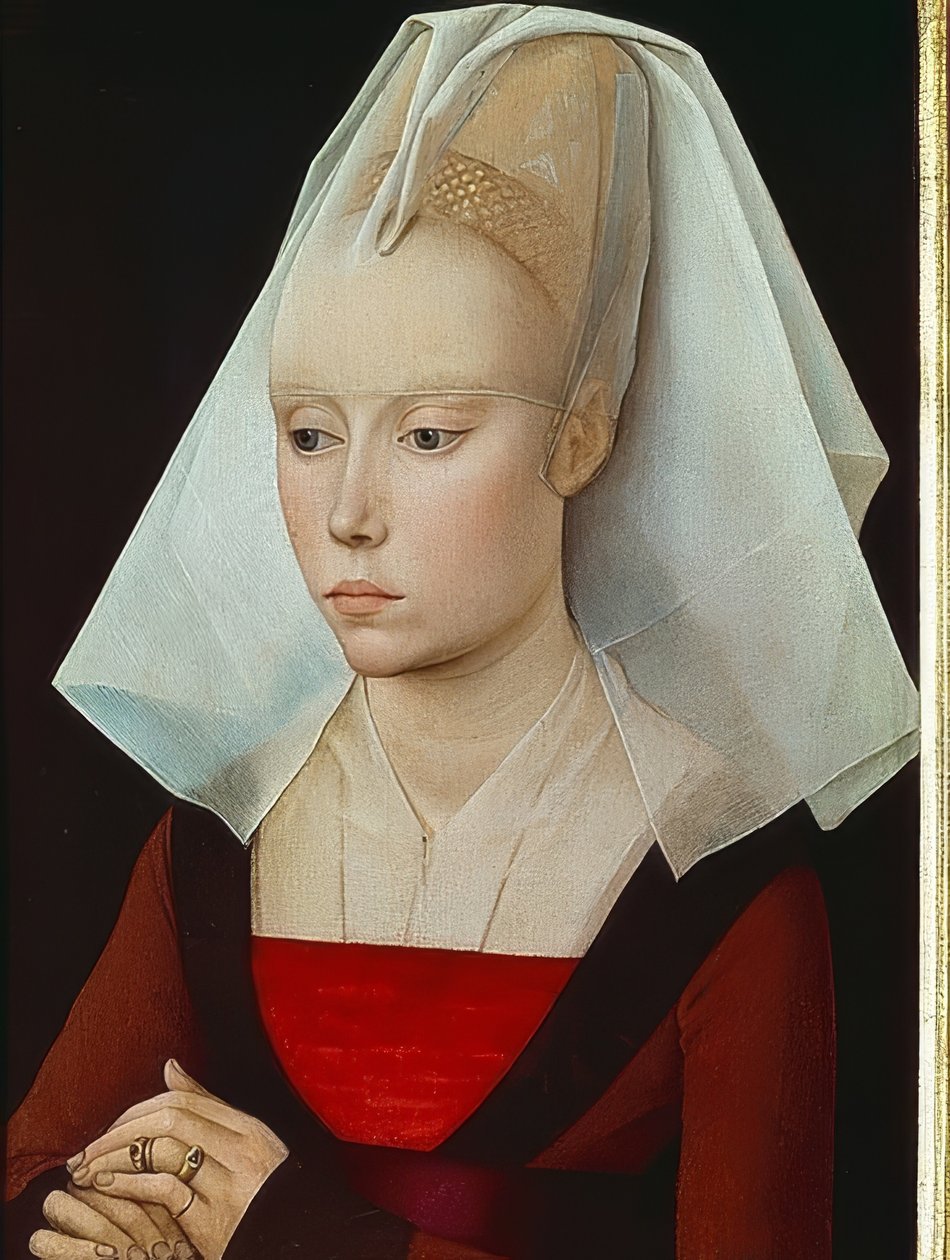 Portret damy. Około 1460 autorstwa Rogier van der Weyden