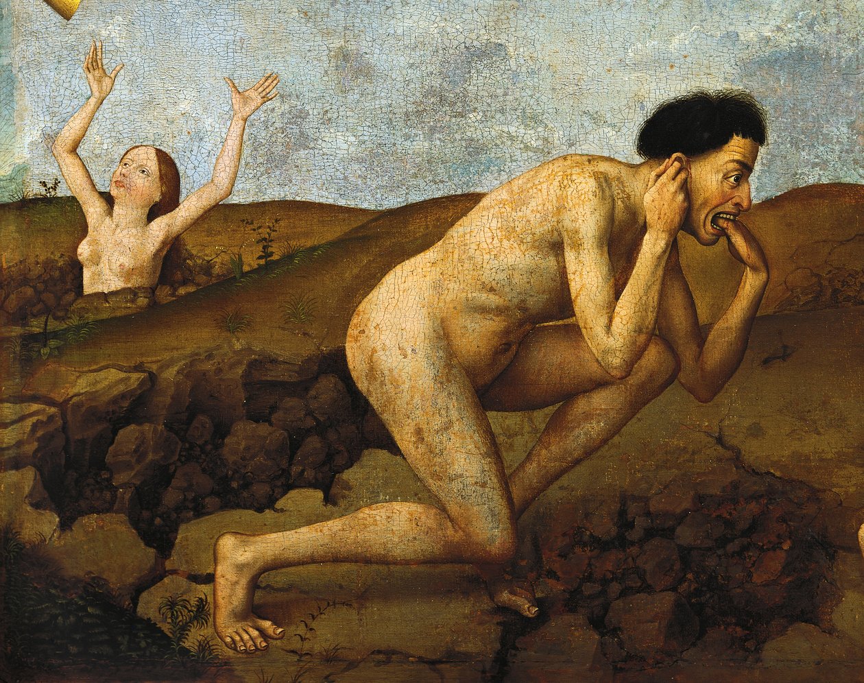 Przeklęta droga do piekła, fragment ołtarza Sądu Ostatecznego autorstwa Rogier van der Weyden