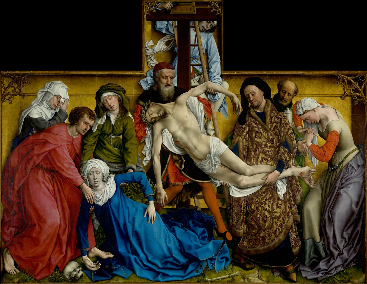 Zejście z krzyża, ok. 1435 (olej na płycie) autorstwa Rogier van der Weyden