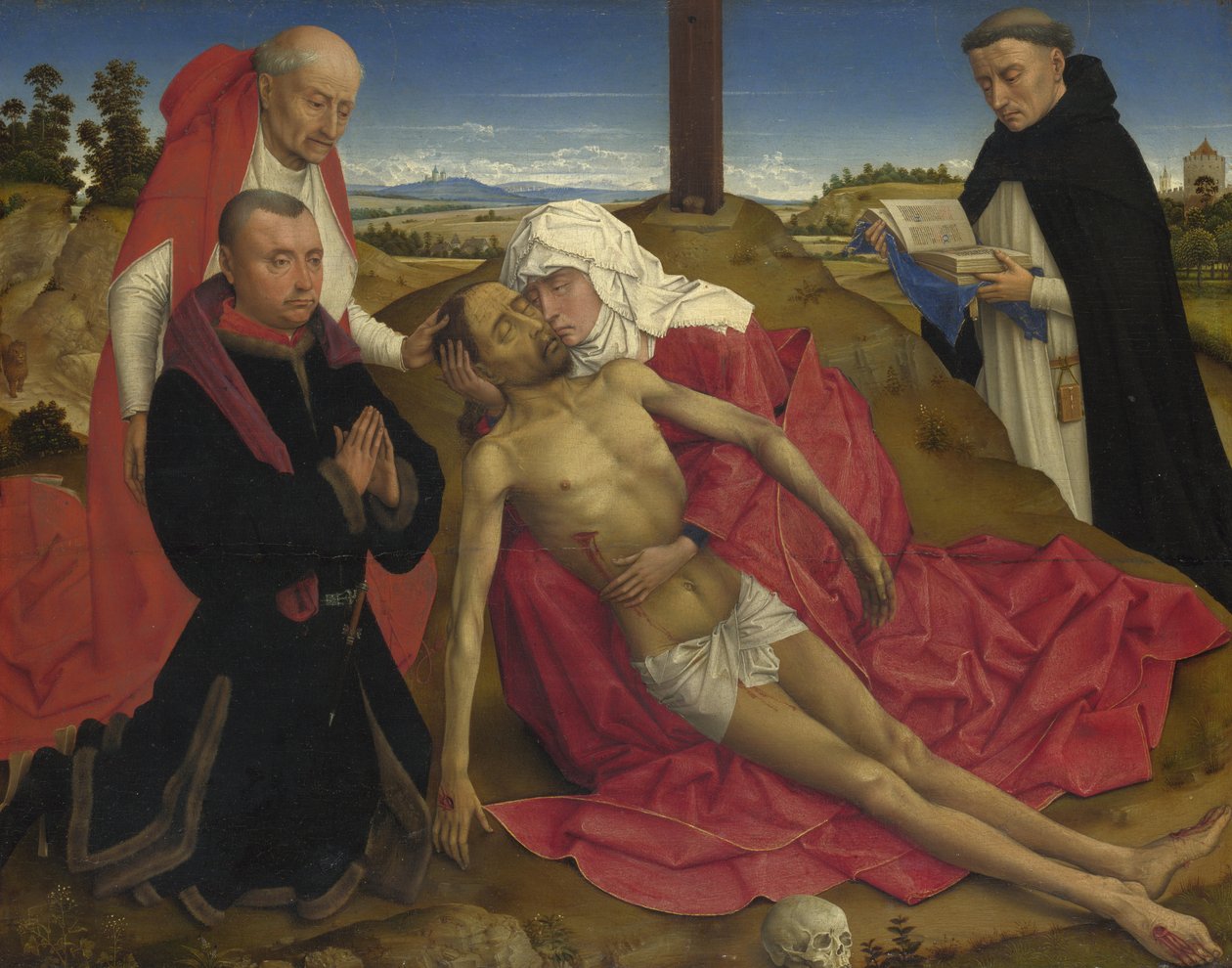 Pieta, ok. 1465 autorstwa Rogier van der, Weyden