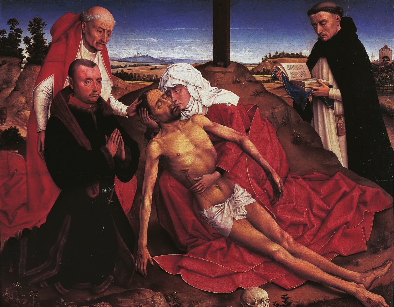 Pieta autorstwa Rogiera van der Weydena (1399-1464) autorstwa Rogier van der Weyden