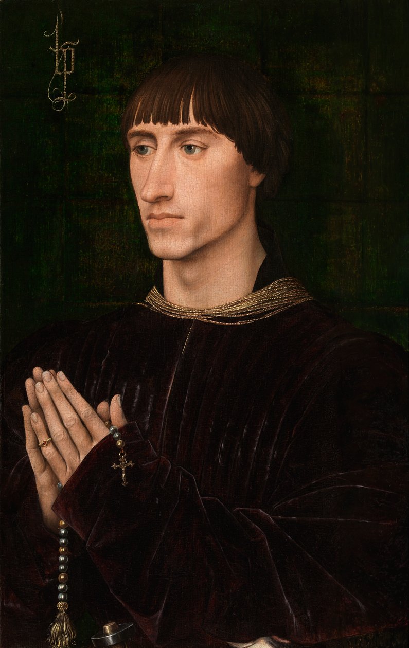 Portret Philippe de Croÿ (olej na desce) (para do 471141) autorstwa Rogier van der Weyden