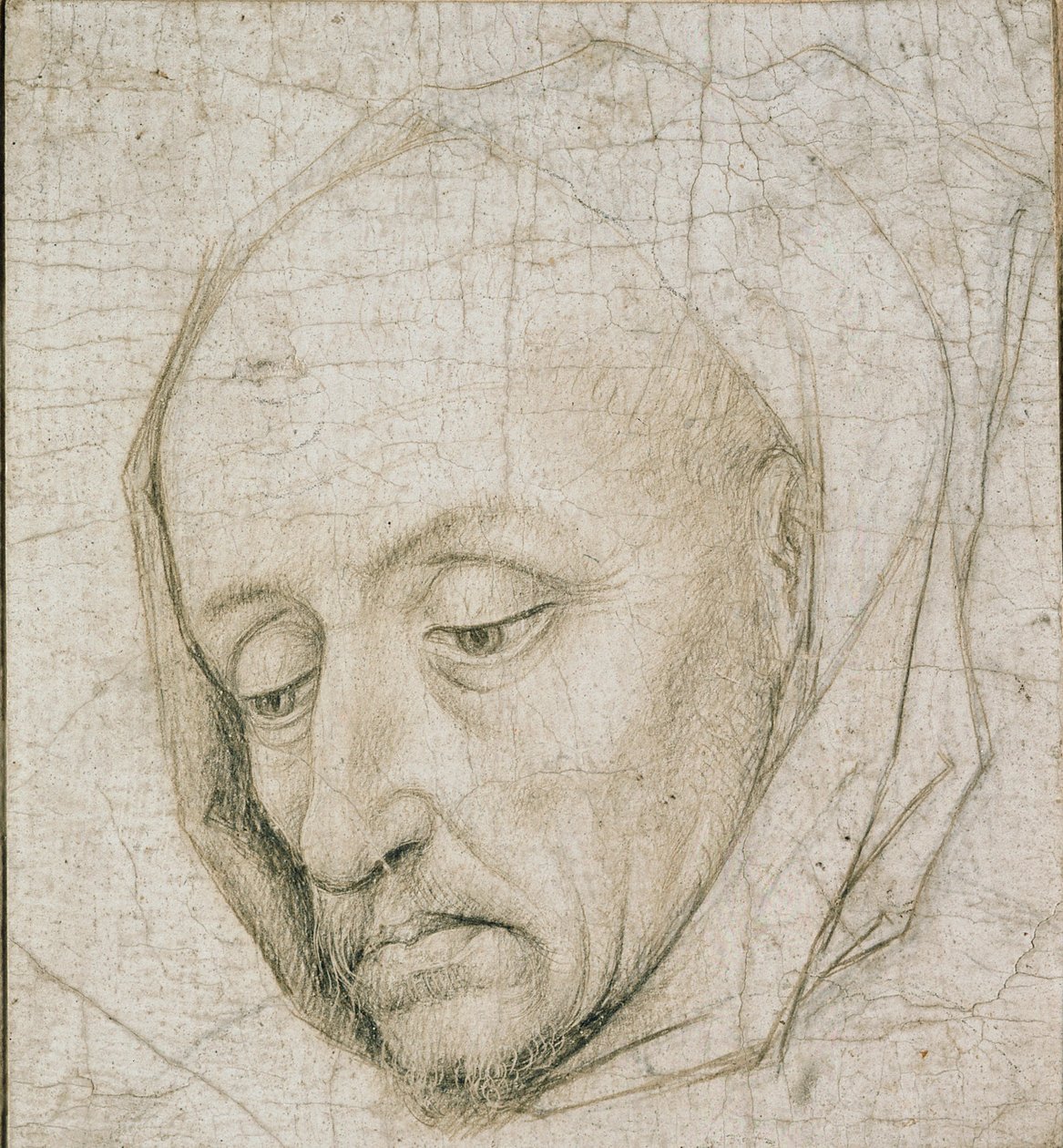 Gabinet głowy starca, XV wiek autorstwa Rogier van der Weyden
