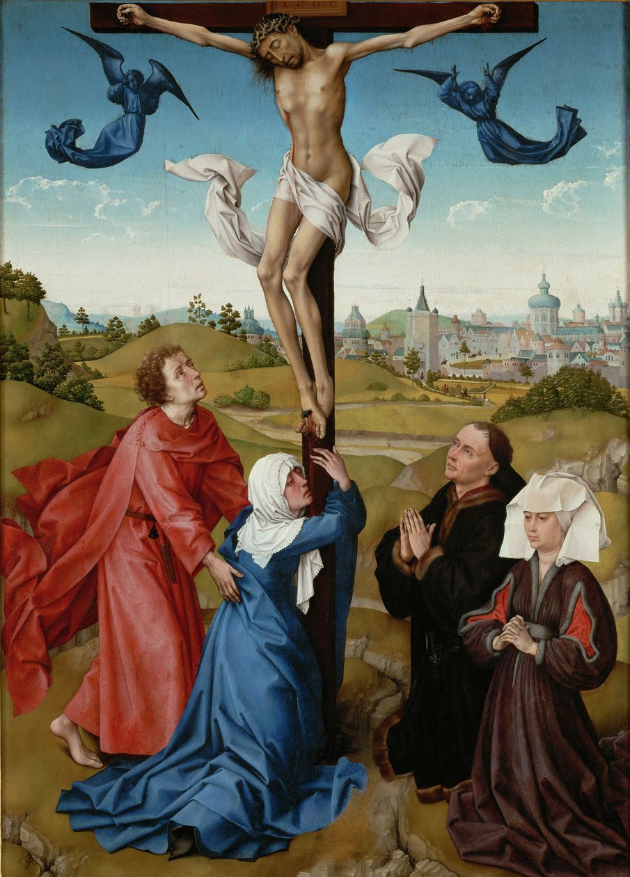 Ukrzyżowanie Tryptyk Ukrzyżowania, ok. 1930 r. 1440 autorstwa Rogier van der Weyden