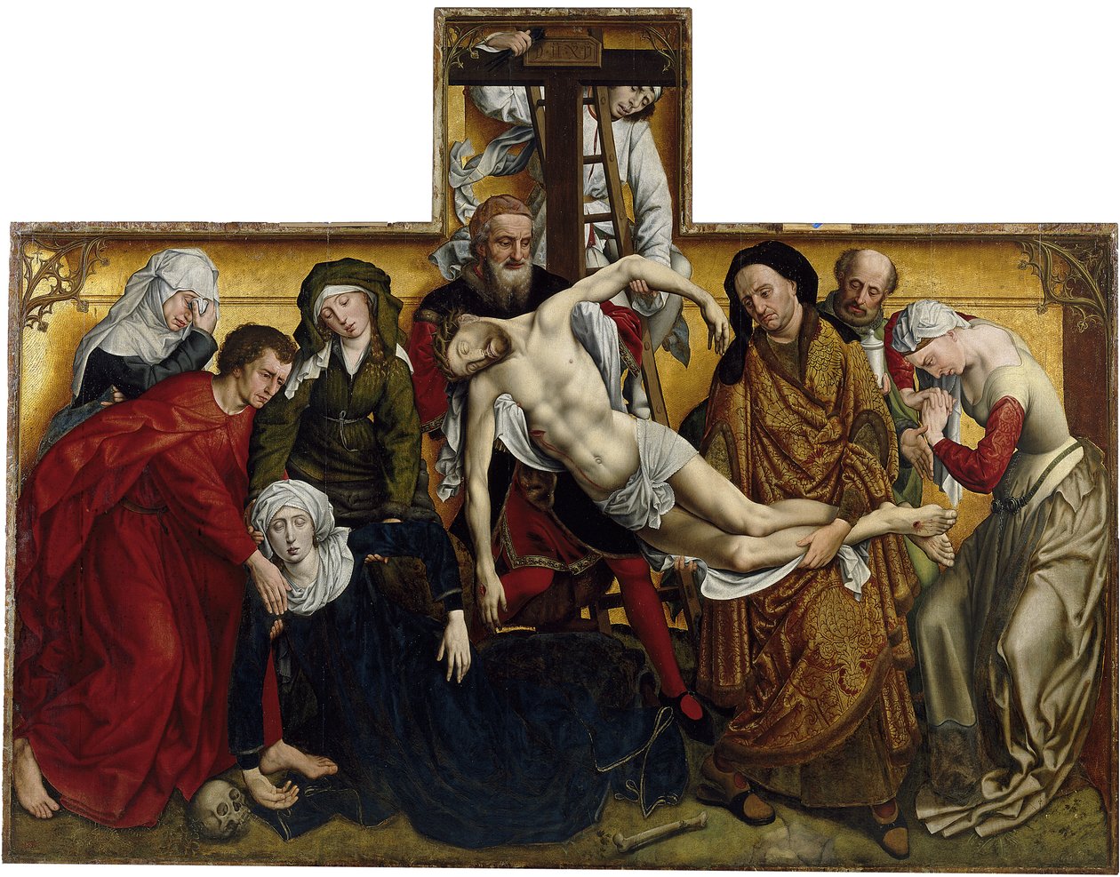 Zdjęcie z krzyża, ok. 1435 autorstwa Rogier van der Weyden