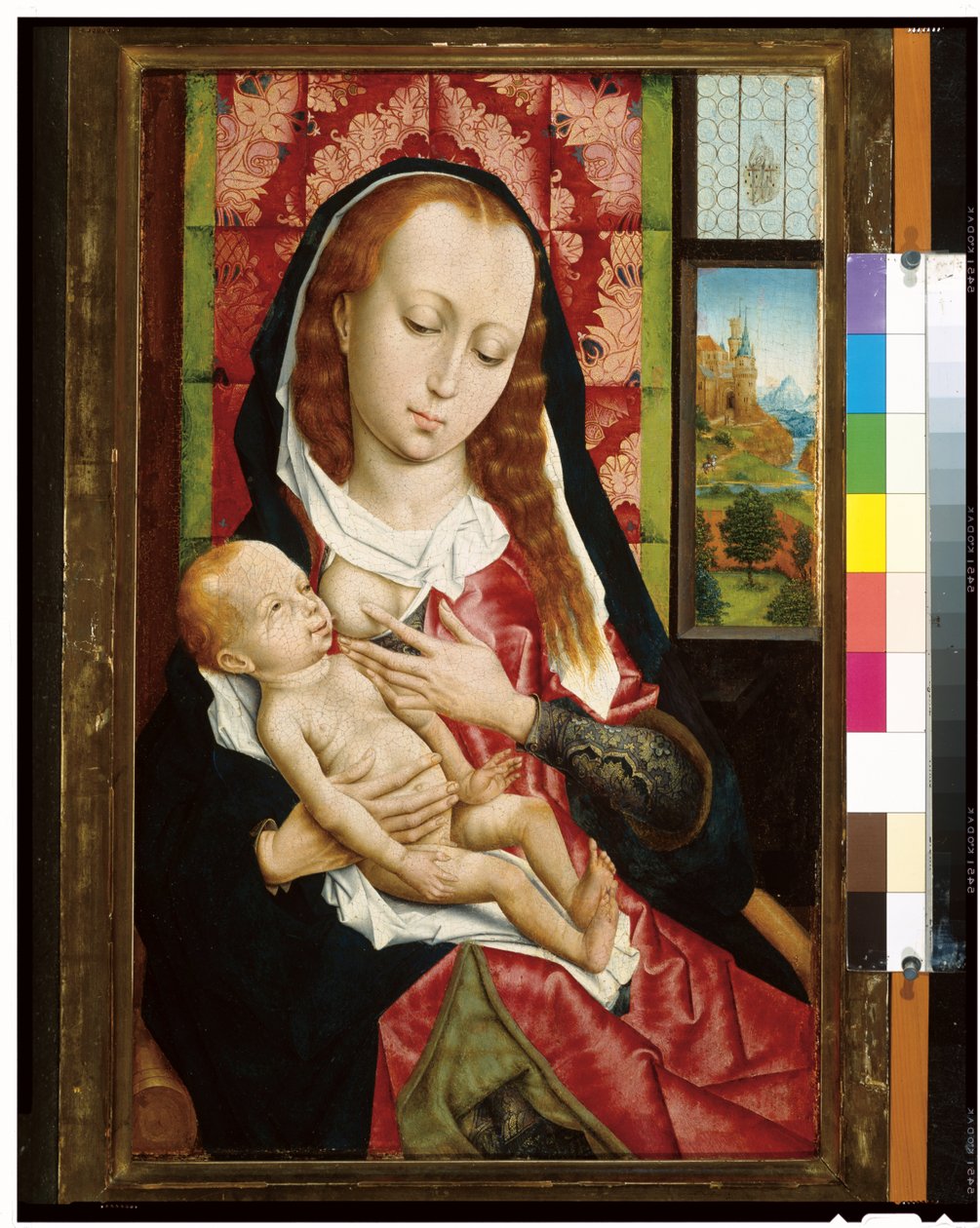 Dziewica z Dzieciątkiem, ok. 1480 autorstwa Rogier van der Weyden