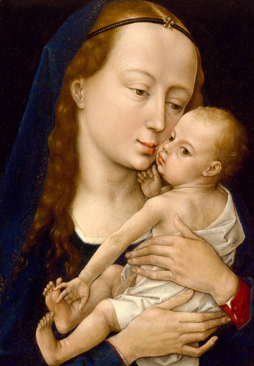 Dziewica z Dzieciątkiem, po 1454 (olej na desce) autorstwa Rogier van der Weyden