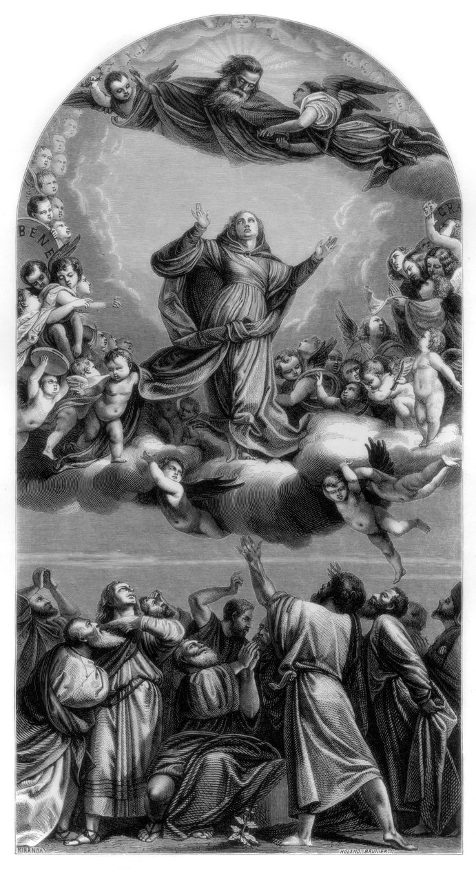 Wniebowzięcie NMP, 1516-1518 1870 autorstwa Roland Brunier
