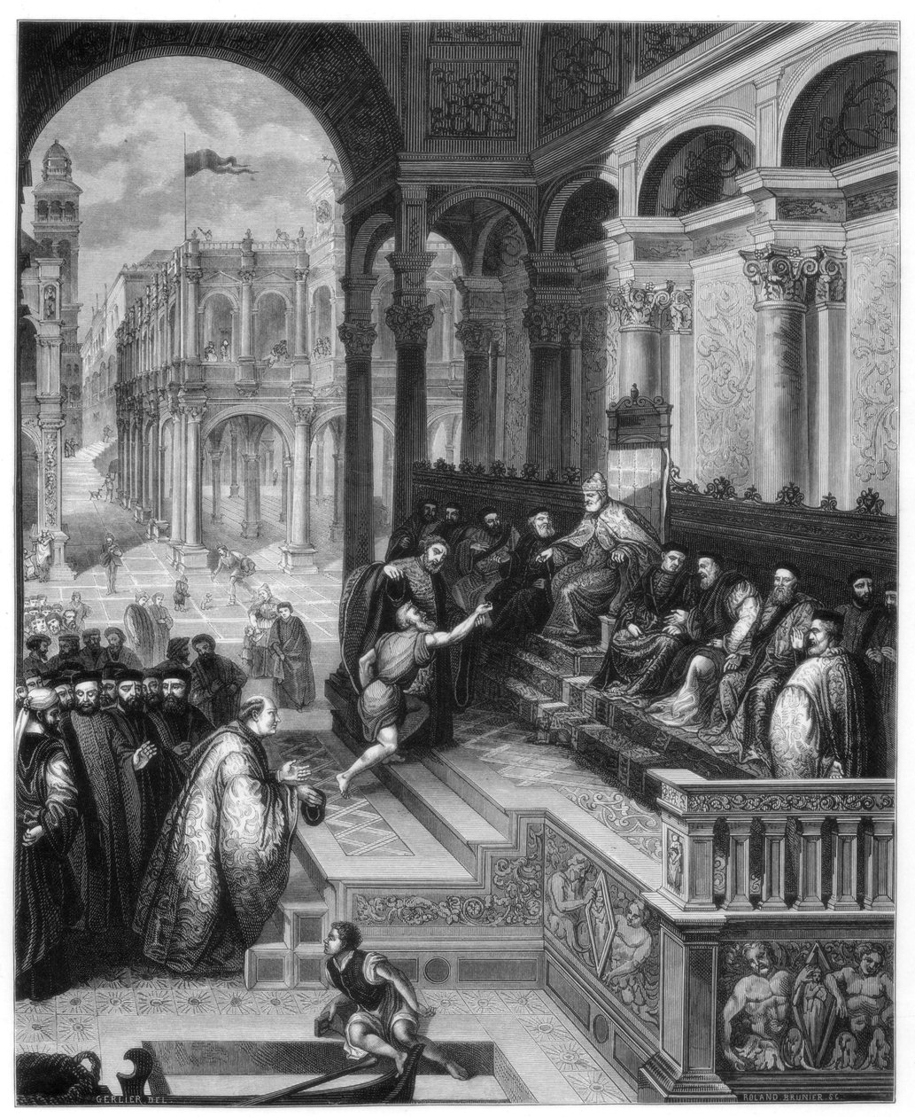 Prezentacja Pierścienia, 1534 1870 autorstwa Roland Brunier