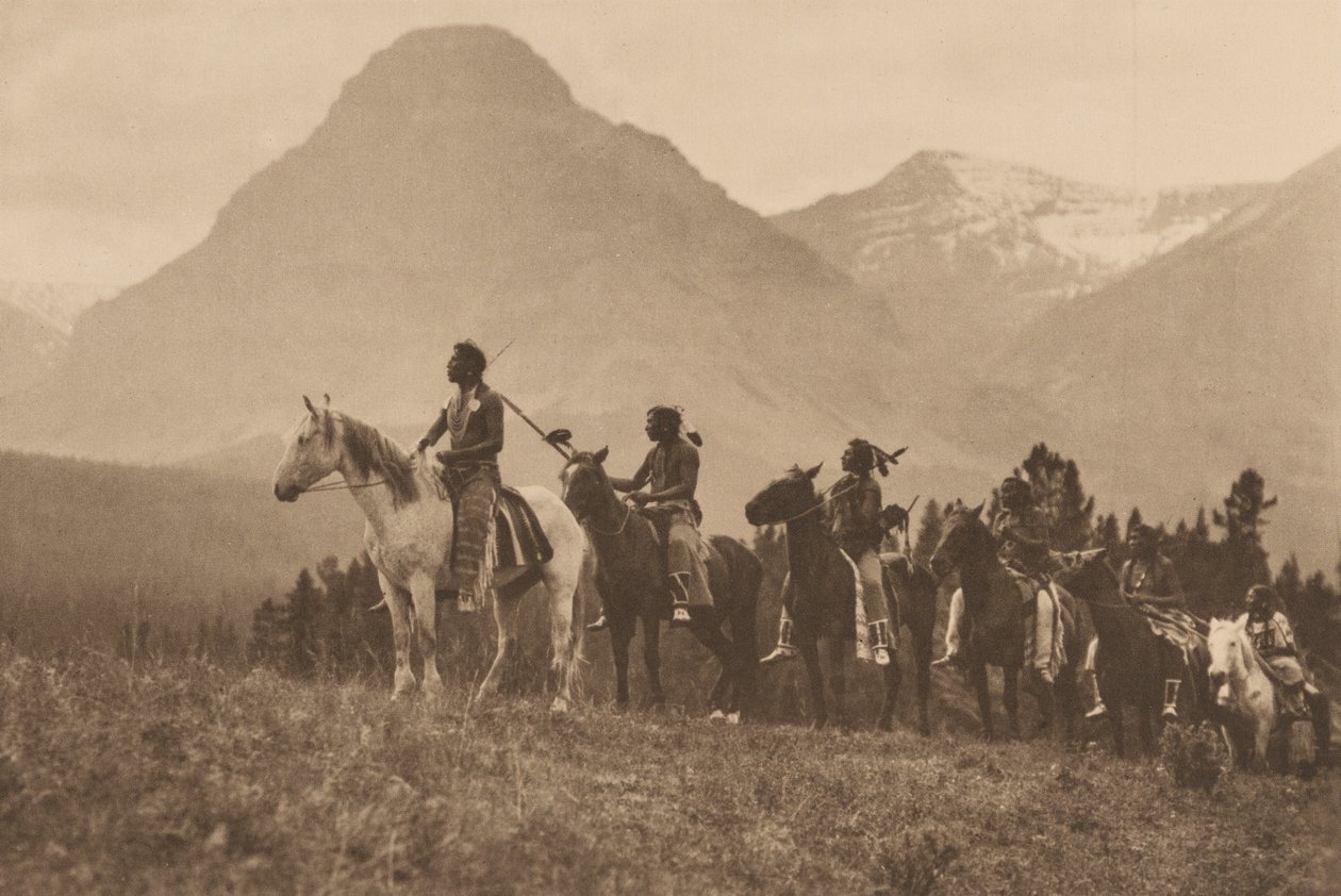 The Pass Finders, Piegan, Montana, 1913 (zdjęcie) autorstwa Roland W. Reed