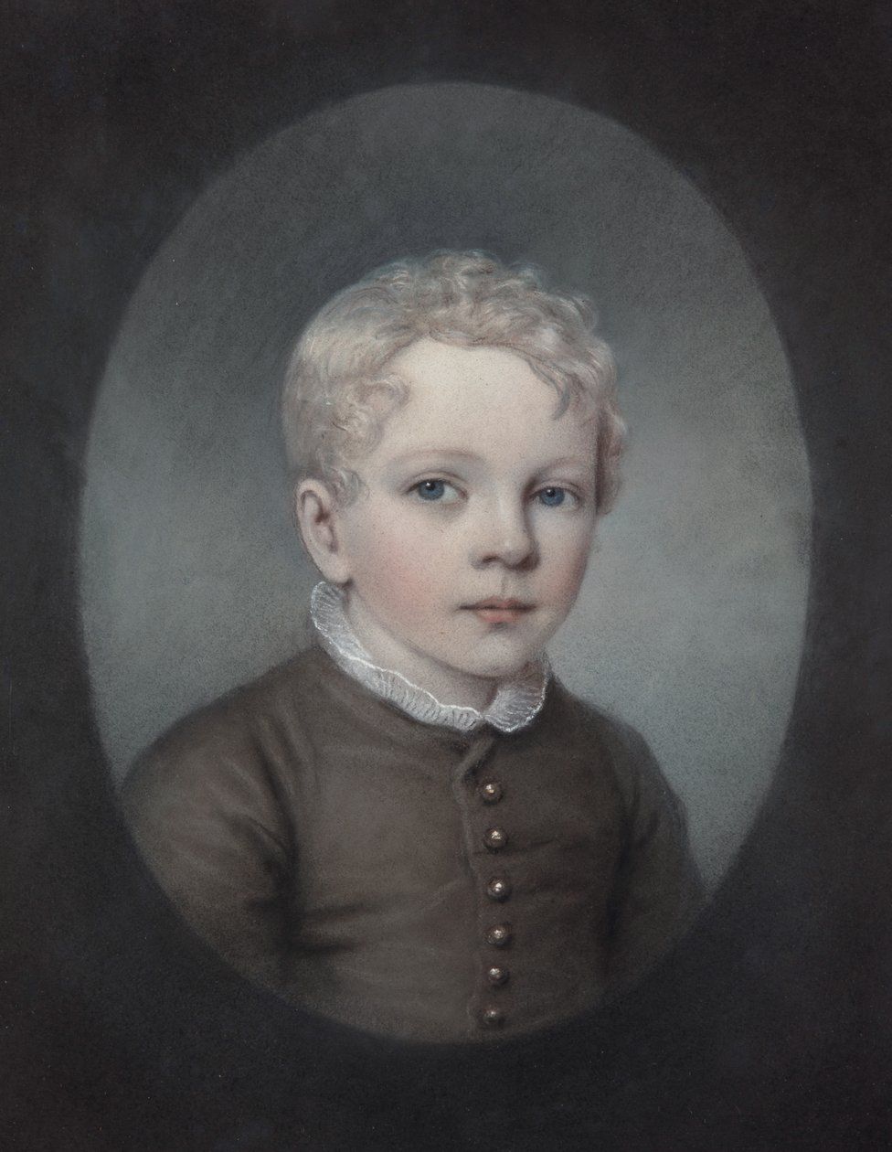 Edgeworth King w brązowym garniturze autorstwa Rolinda Sharples or Ellen Sharples