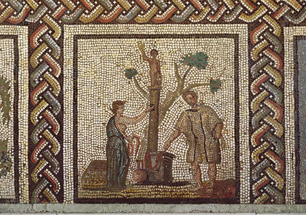 Ofiara dla Ceres z Saint-Romain-en-Gal (mozaika) autorstwa Roman