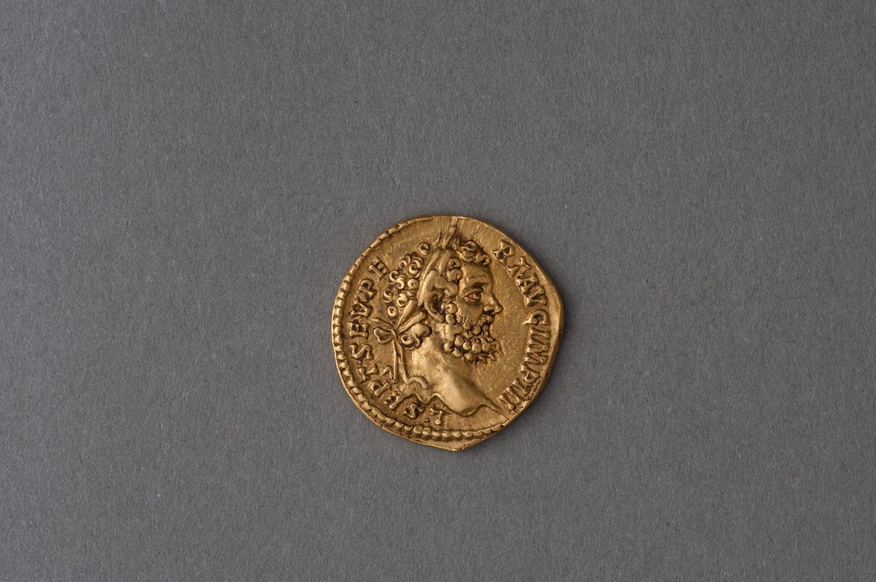 Aureus Septymiusza Sewera (złoto) autorstwa Roman