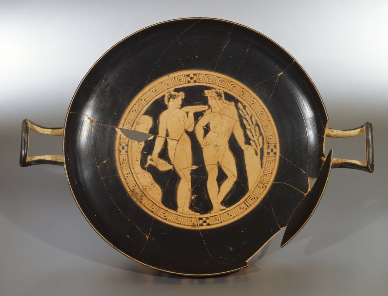 Naczynie czarnofigurowe, z grobu Poggio Sommavilla (ceramiczne) autorstwa Roman