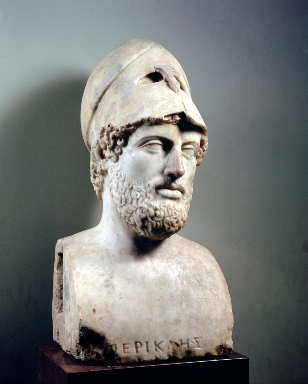 Popiersie Peryklesa (zm. 429 pne) kopia greckiego oryginału (marmur) (patrz także 119218) autorstwa Roman