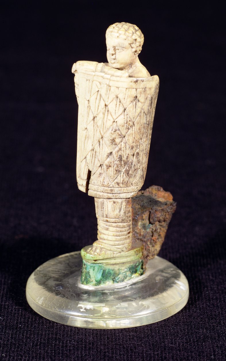 Zapinana rękojeść noża w formie gladiatora z South Shields, II-III wne autorstwa Roman