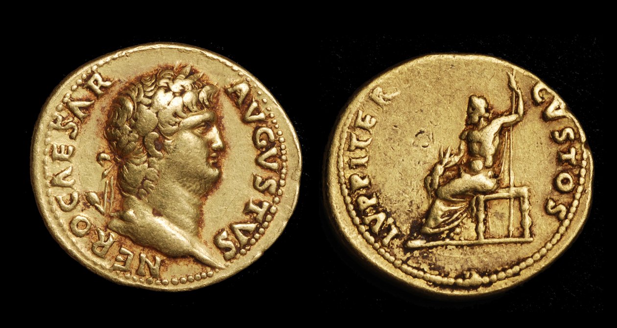 Monety Cesarza Nerona (metalowe) autorstwa Roman