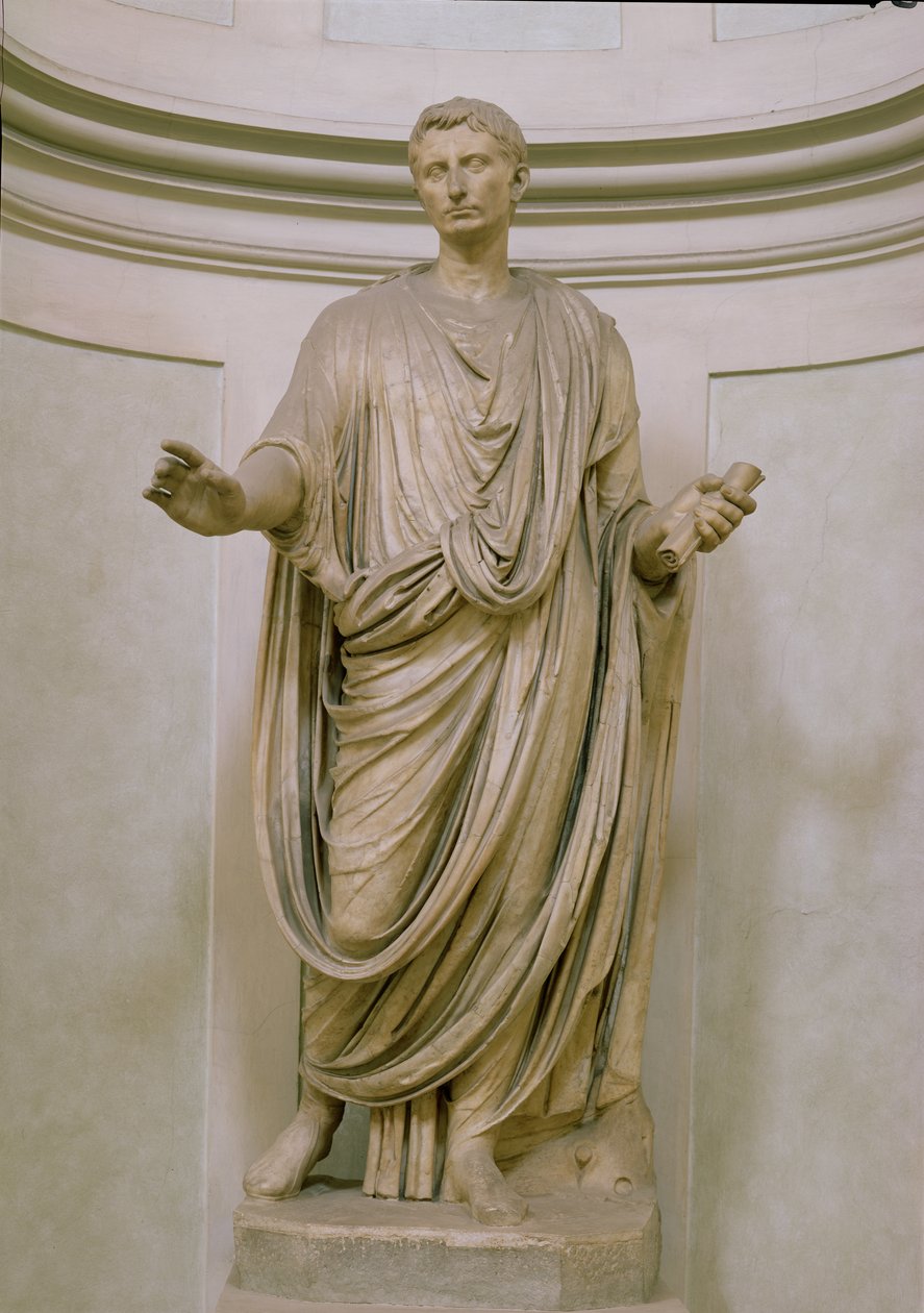 Cesarz August (63 p.n.e.-14 n.e.) autorstwa Roman