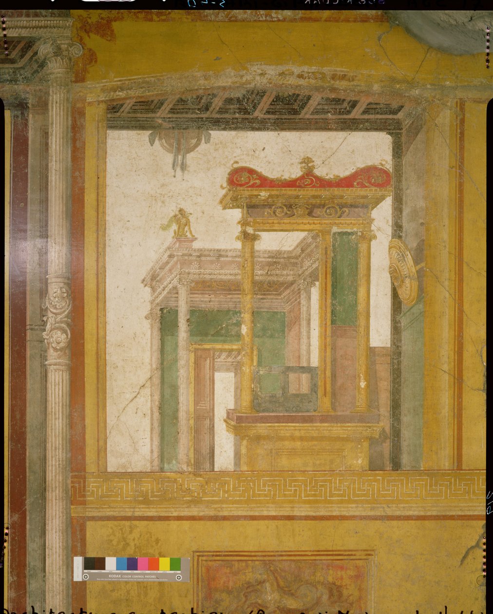 Fantastyczna architektura, z Casa dei Vettii (Dom Vettii) ok. 50-79 AD autorstwa Roman
