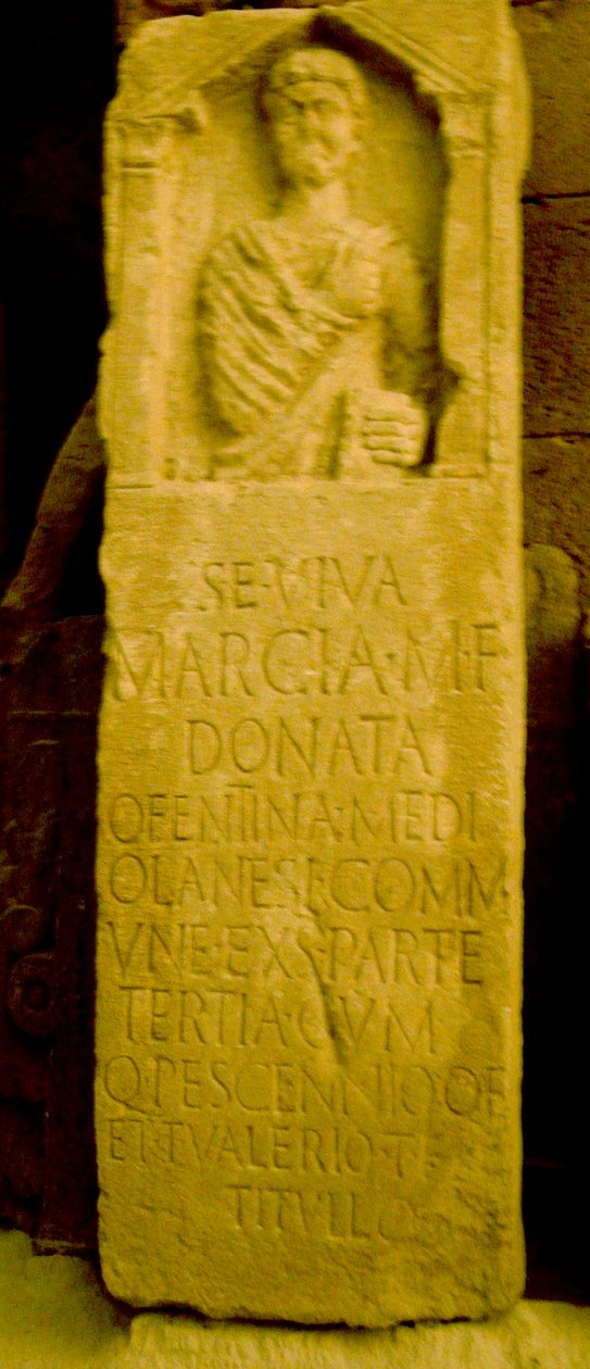 Pomnik nagrobny, ok. I w. autorstwa Roman