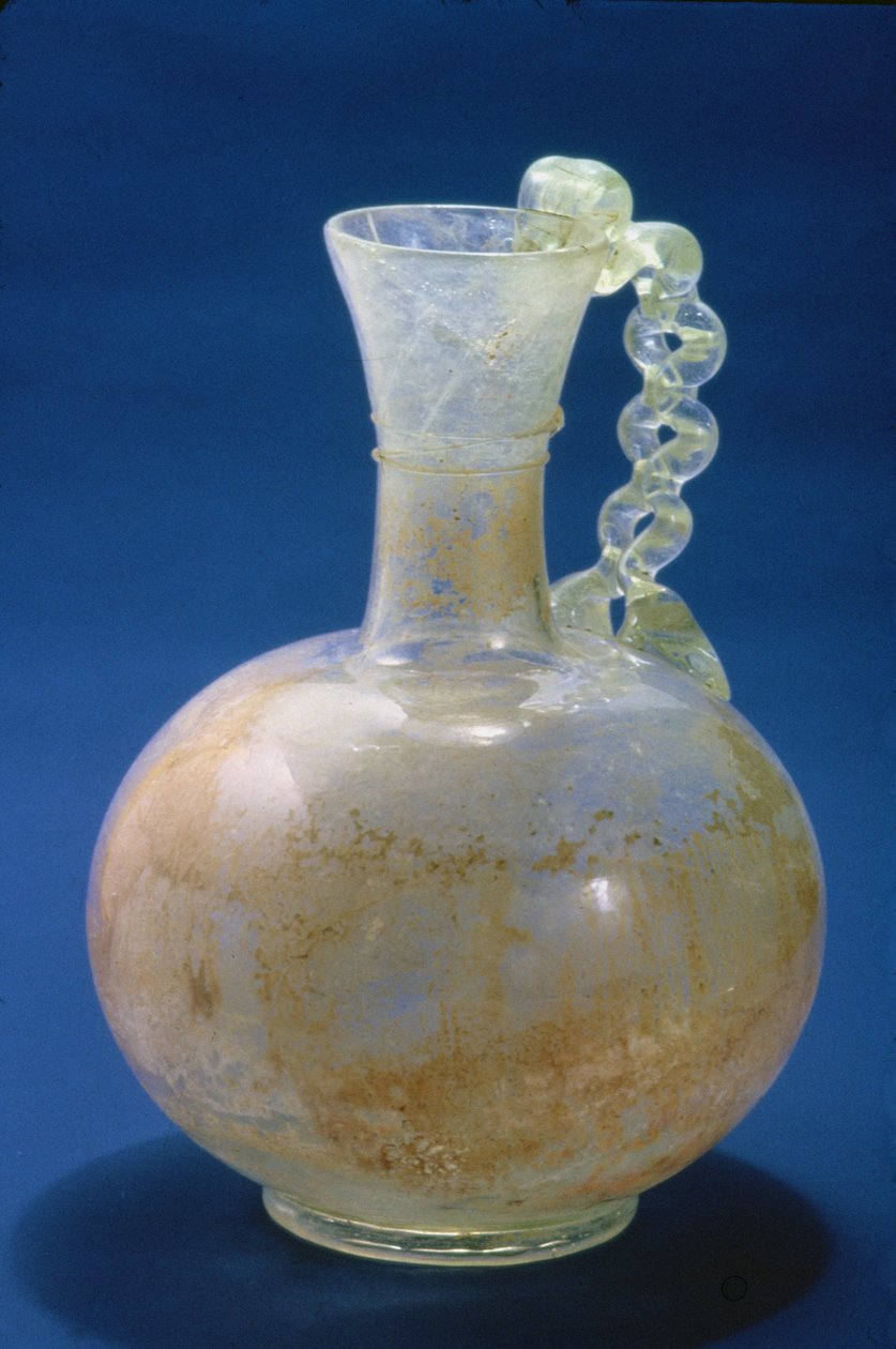 Dzbanek szklany, rzymski, III w. (szkło) autorstwa Roman