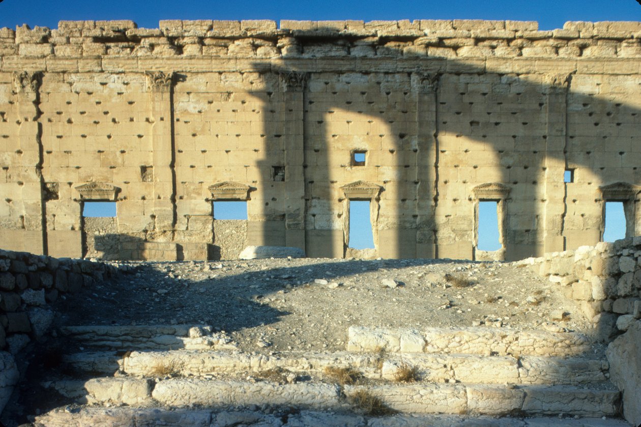 Wnętrze dużej konstrukcji z mocowaniami autorstwa Roman