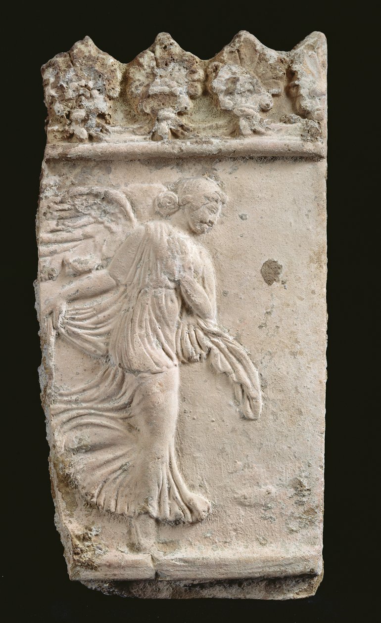 Taniec Nike, fragment tablicy Campana, I-II n.e autorstwa Roman