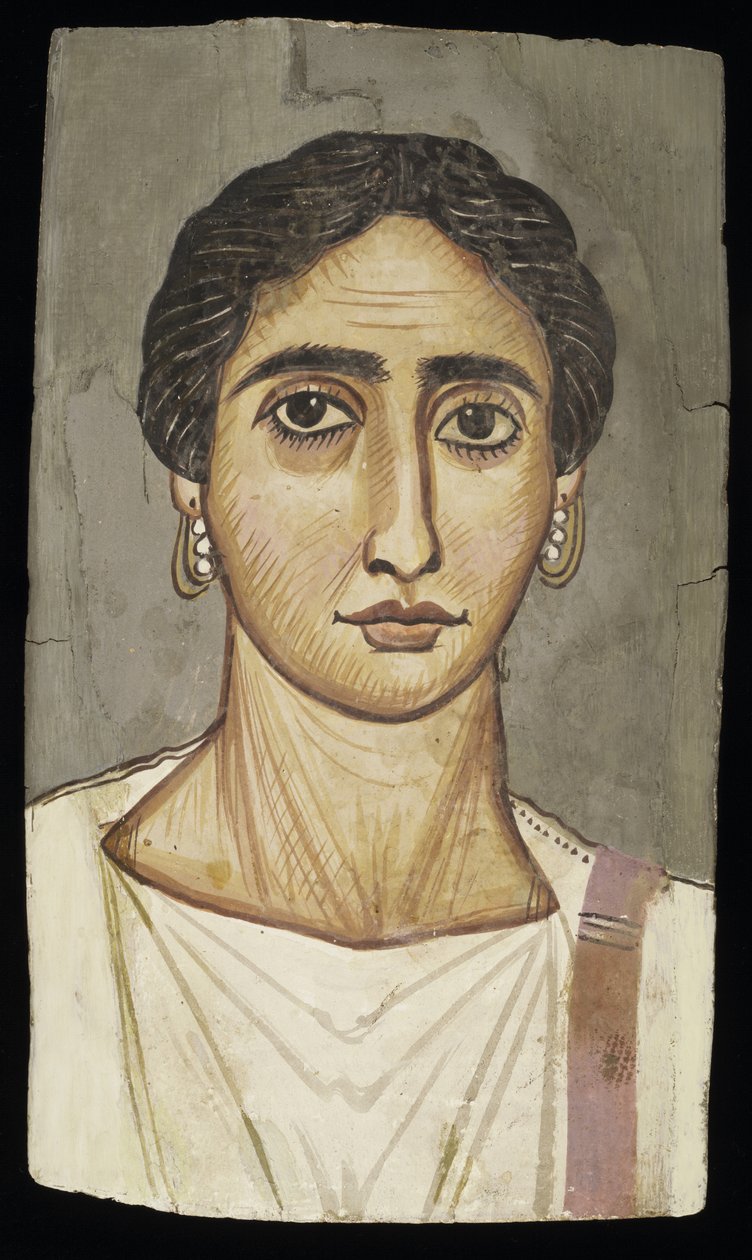 Эмэгтэйн хөрөг, МЭ 300 он (модон дээрх температур)поли autorstwa Roman
