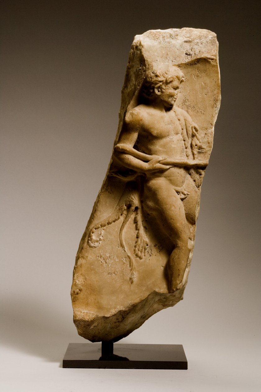 Relief bachantki (marmur) autorstwa Roman