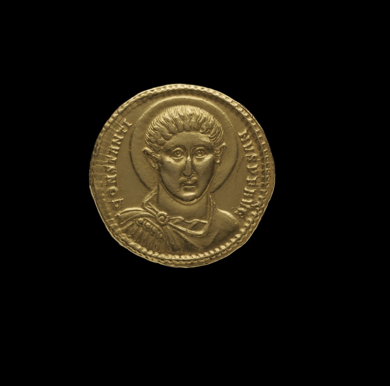 Cesarska Moneta Rzymska z Ticinum, AD 316 (złoto) autorstwa Roman