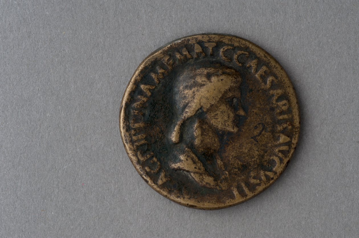 Sestercjusz z Agrypiny Major (brąz) autorstwa Roman