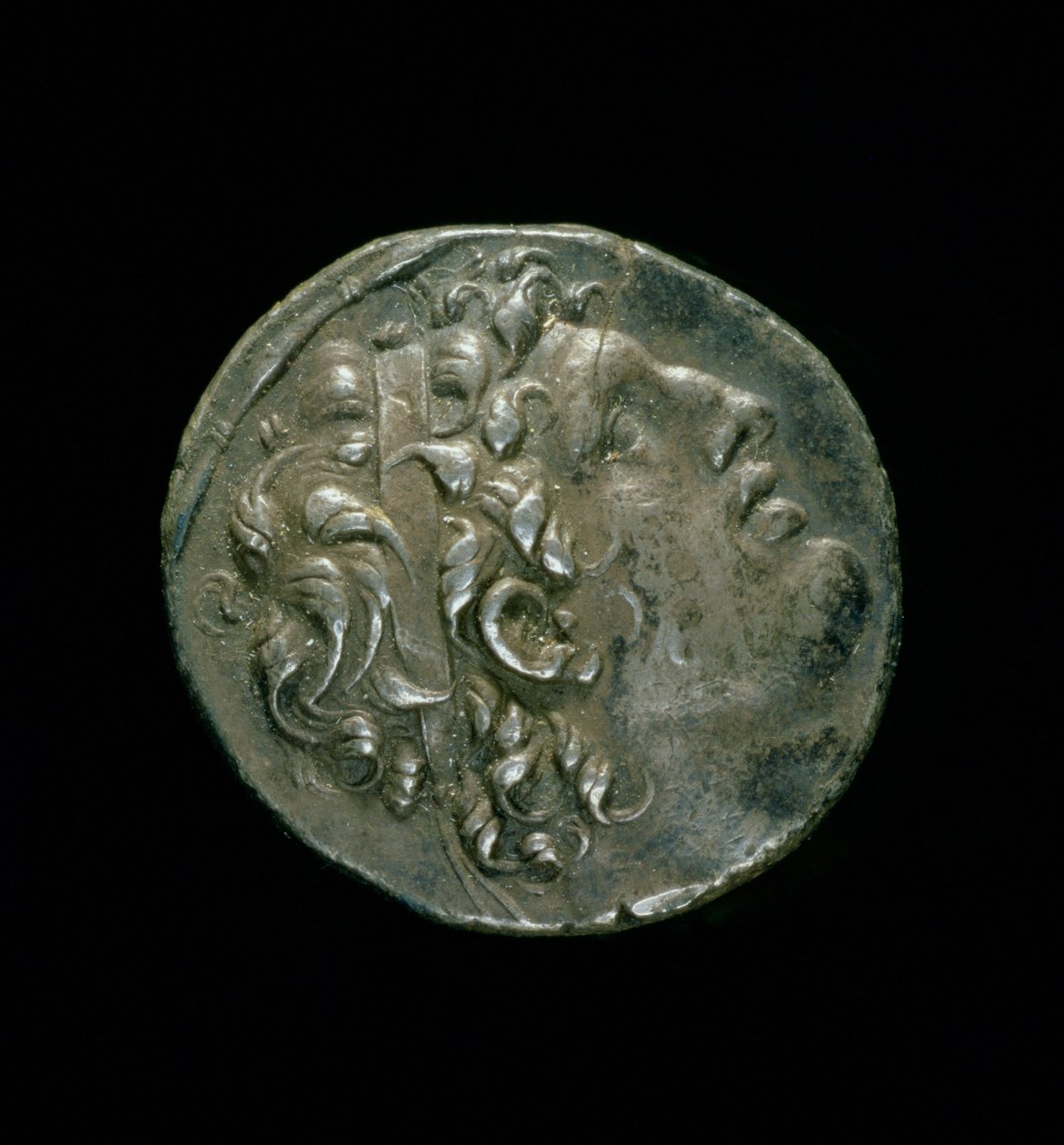Srebrna tetradrachma (awers) władcy Seleucydów autorstwa Roman