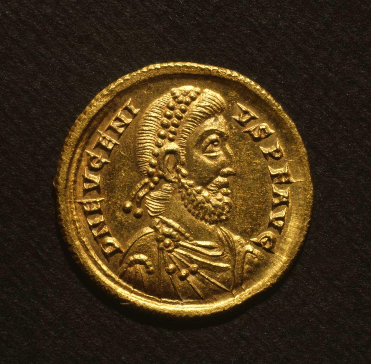 Solidus Eugeniusza, 392-94 (złoto) autorstwa Roman