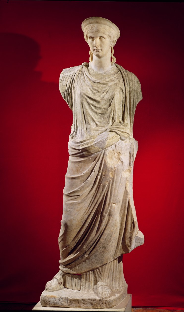 Posąg Antonii Młodszej (zm. 37 ne) autorstwa Roman