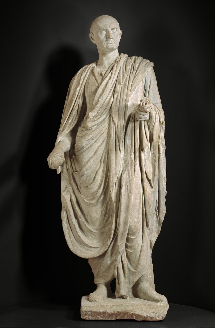 Posąg Cycerona (marmur) autorstwa Roman