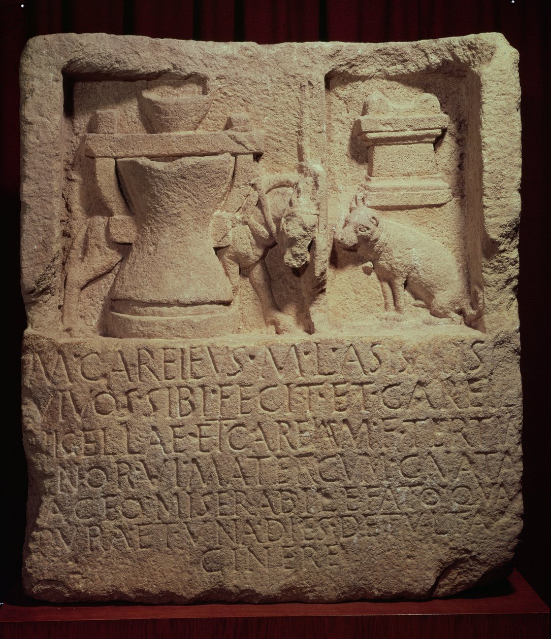 Gwiazda młynarza Marcus Careius Asisa autorstwa Roman