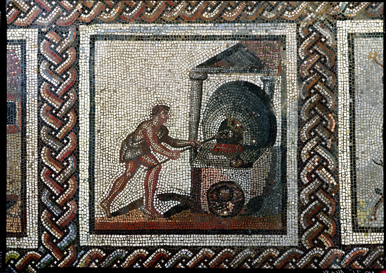 Piekarnik z Saint-Romain-en-Gal (mozaika) autorstwa Roman