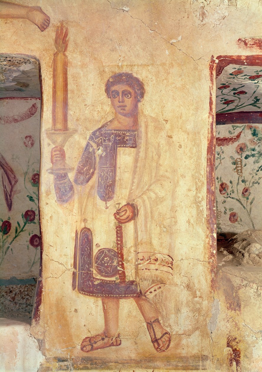 Niosący pochodnię, z grobowca Elia Arisuth autorstwa Roman